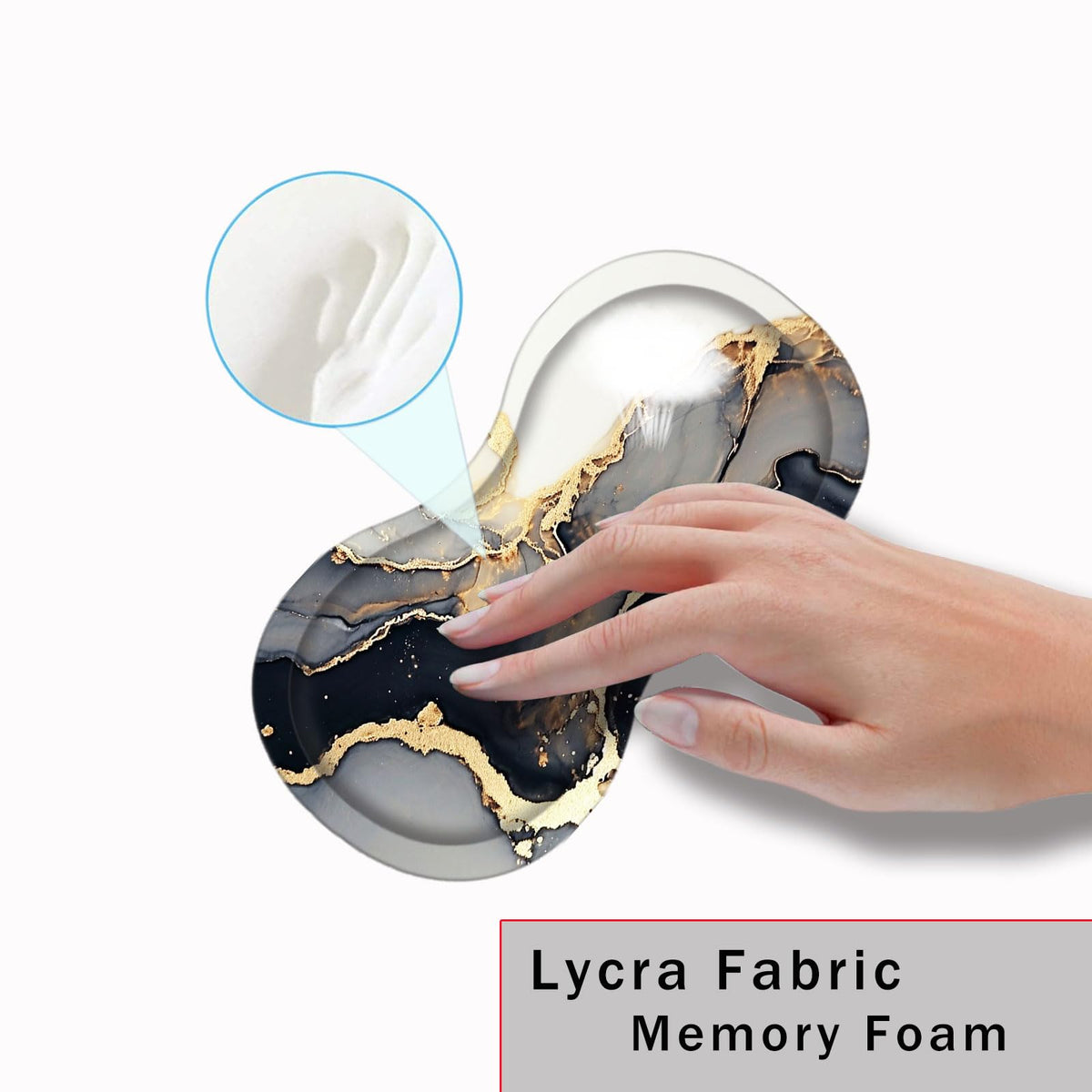 CICPLKSE Mouse Pad with Wrist Support + Desk Mat + Coaster 3 in 1 Set, XL Large Gaming Mousepad