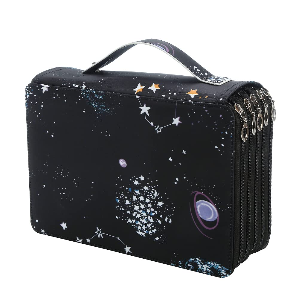 Lbxgap 250 Slots Colored Pencil Case Organizer, 5 Layer Bag