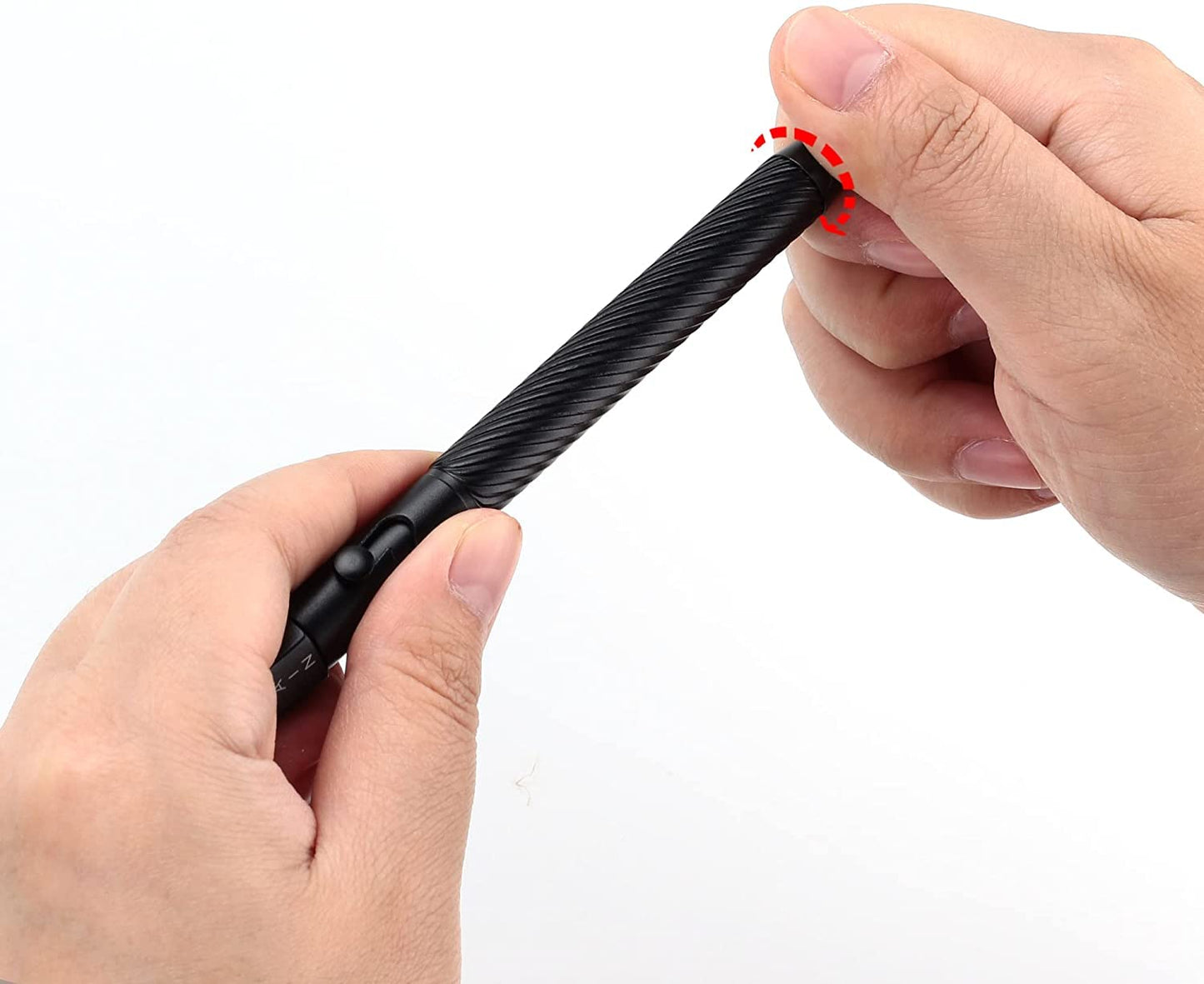 SMOOTHERPRO Fidget Spining Bolt Action Pen, with Decision Make, Black