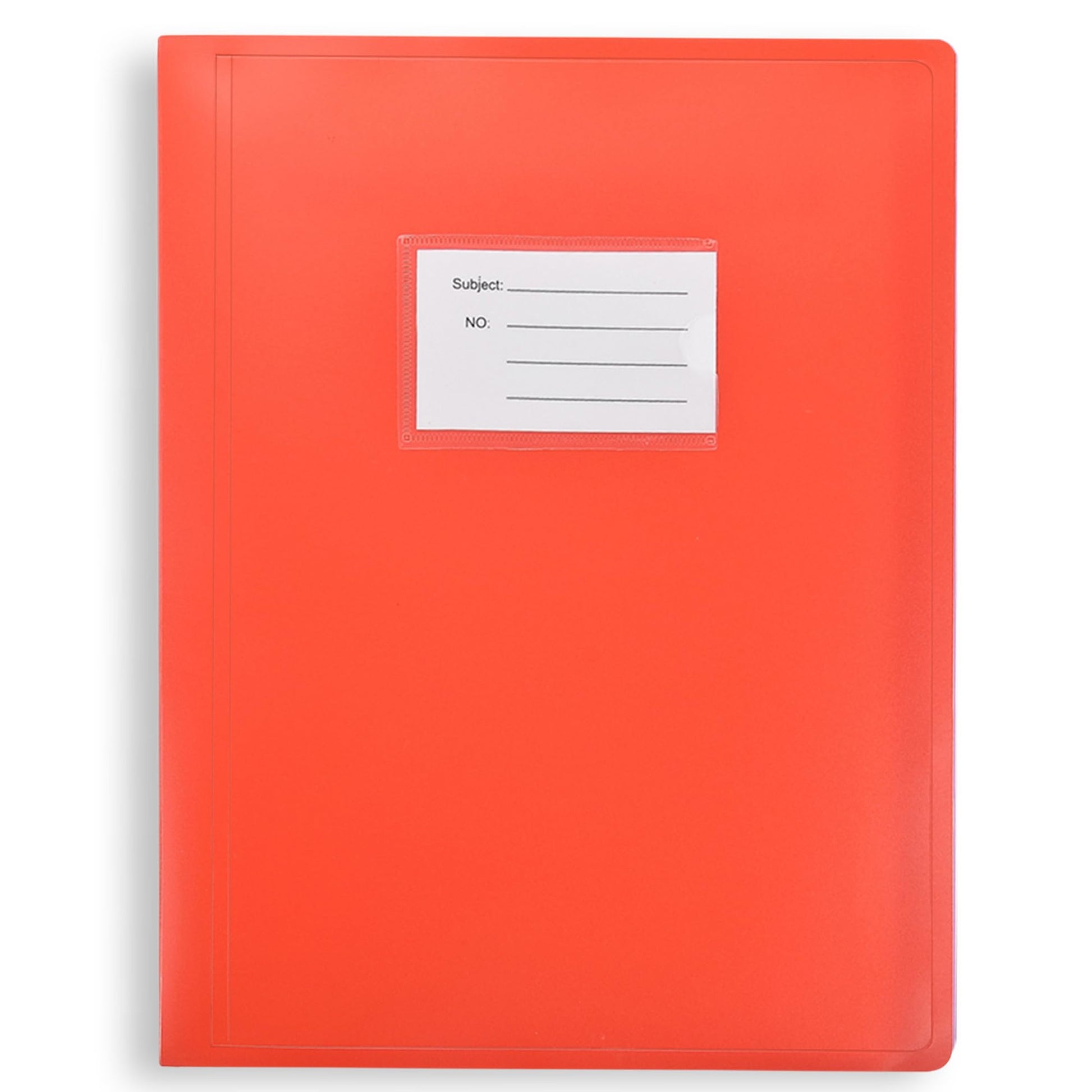 Arpan A4 104 Pockets 208/Sides Display Book Presentation Folder Flexible Cover Portfolio - Red