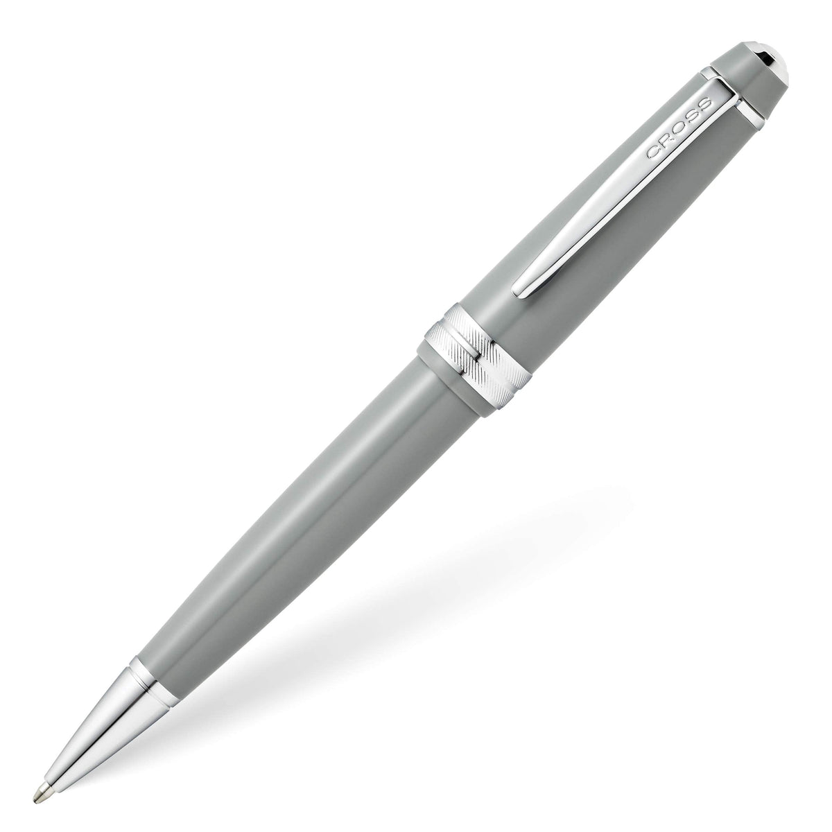 Cross Bailey Polished Gray Ballpoint Pen, Medium Point, Black Ink
