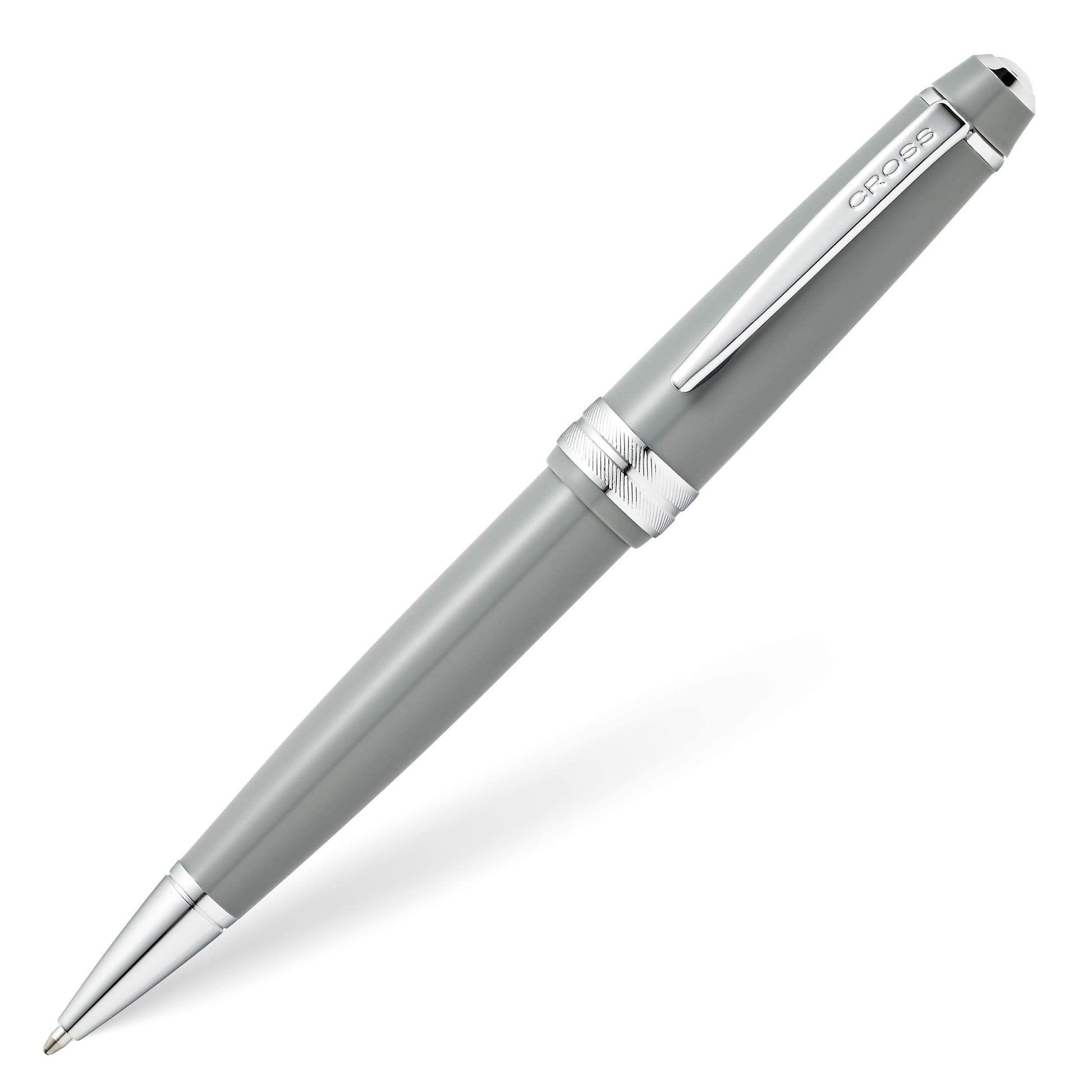 Cross Bailey Polished Gray Ballpoint Pen, Medium Point, Black Ink