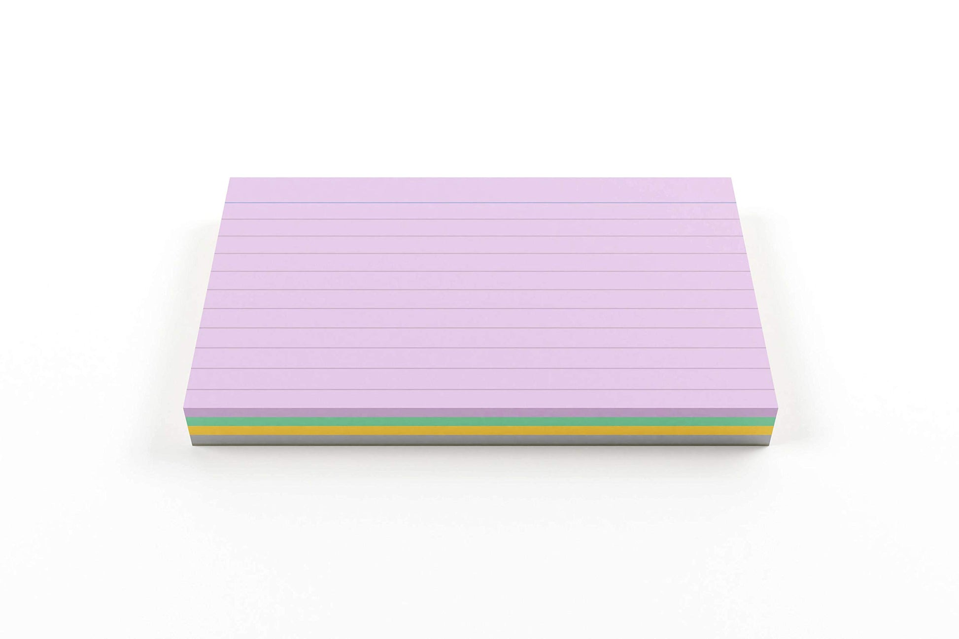 Luxpad Revision 5x3" Flash Cards - Lined (100 Cards) Assorted Colours