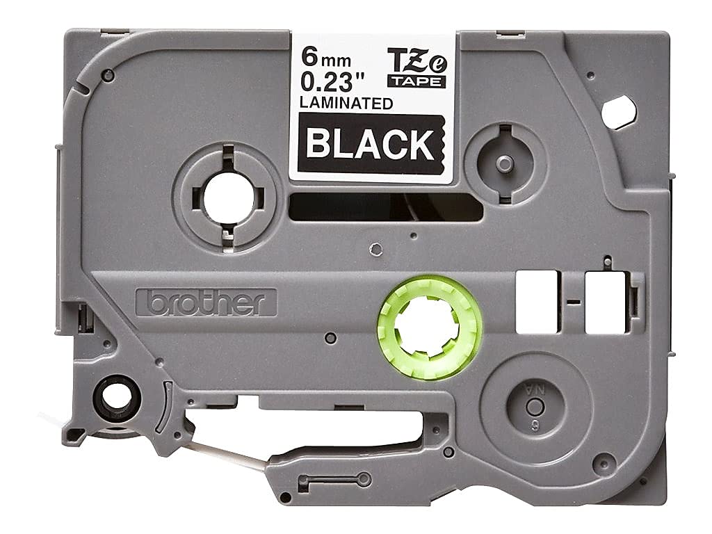 Brother Genuine P-Touch TZE-315 Tape, 1/4" (0.23") Wide Standard Laminated Tape, White on Black