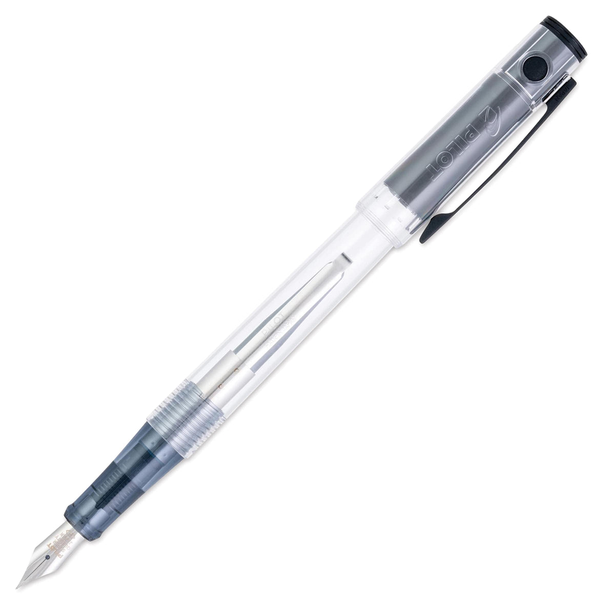 PILOT Explorer Lightweight Fountain Pen in Gift Box; Clear Barrel, Medium Nib (16940)