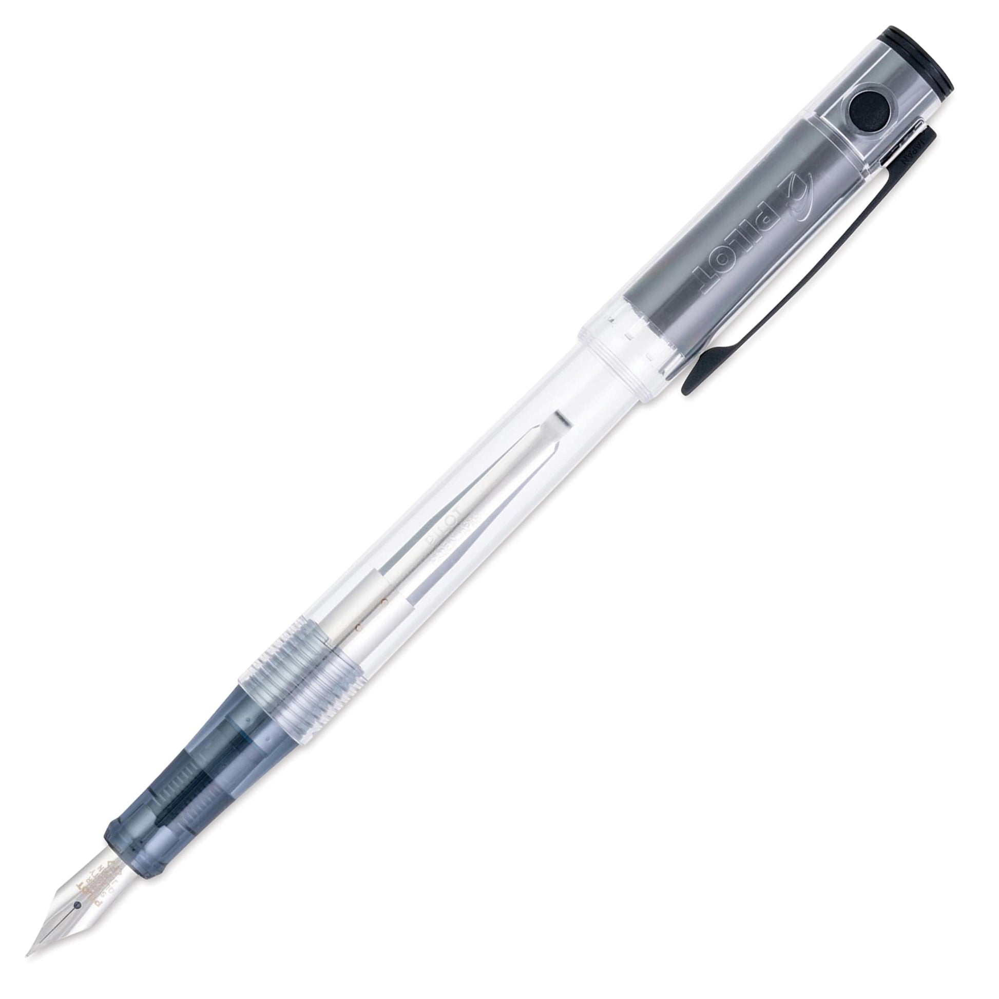 PILOT Explorer Lightweight Fountain Pen in Gift Box; Clear Barrel, Medium Nib (16940)