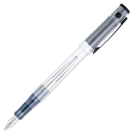 PILOT Explorer Lightweight Fountain Pen in Gift Box; Clear Barrel, Medium Nib (16940)