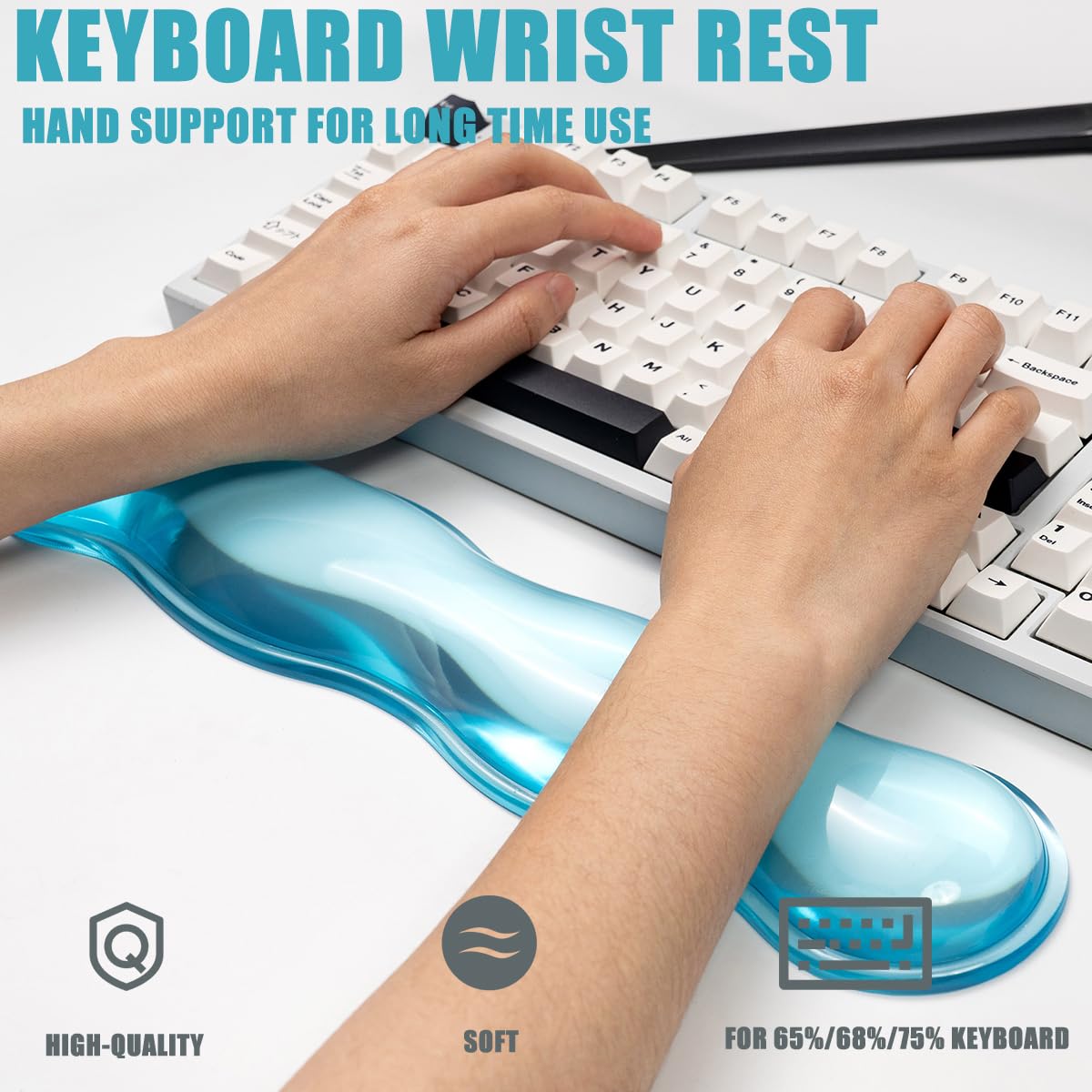 Gel Keyboard and Mouse Wrist Rest Set,Wrist Pad for Computer Keyboard