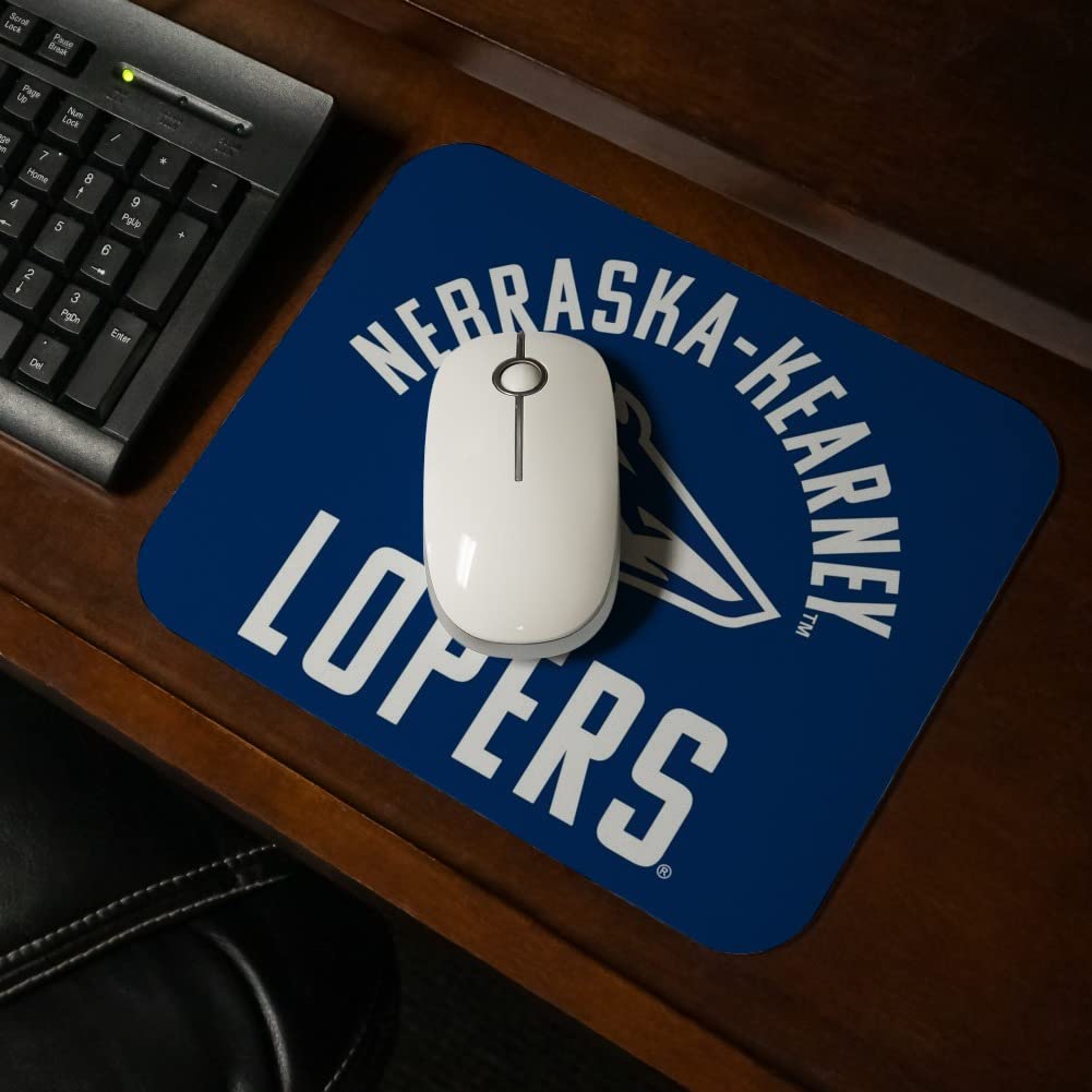 University of Nebraska at Kearney Lopers Logo Low Profile Thin Mouse Pad