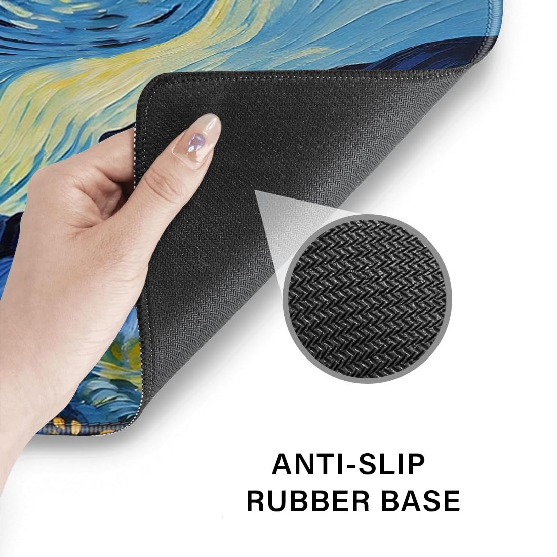 Desk Pad and Keyboard Wrist Rest, Large Mouse Pad + Keyboard Pad+Mouse Wrist Support, Non-Slip Desk