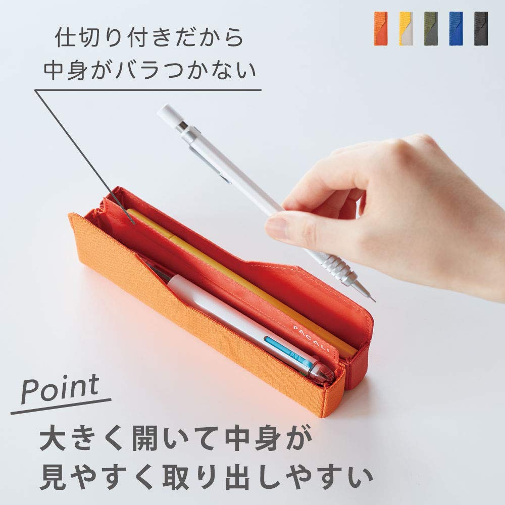 King Jim 2150W-003 Pakari Yokoki, Wide Type, Green