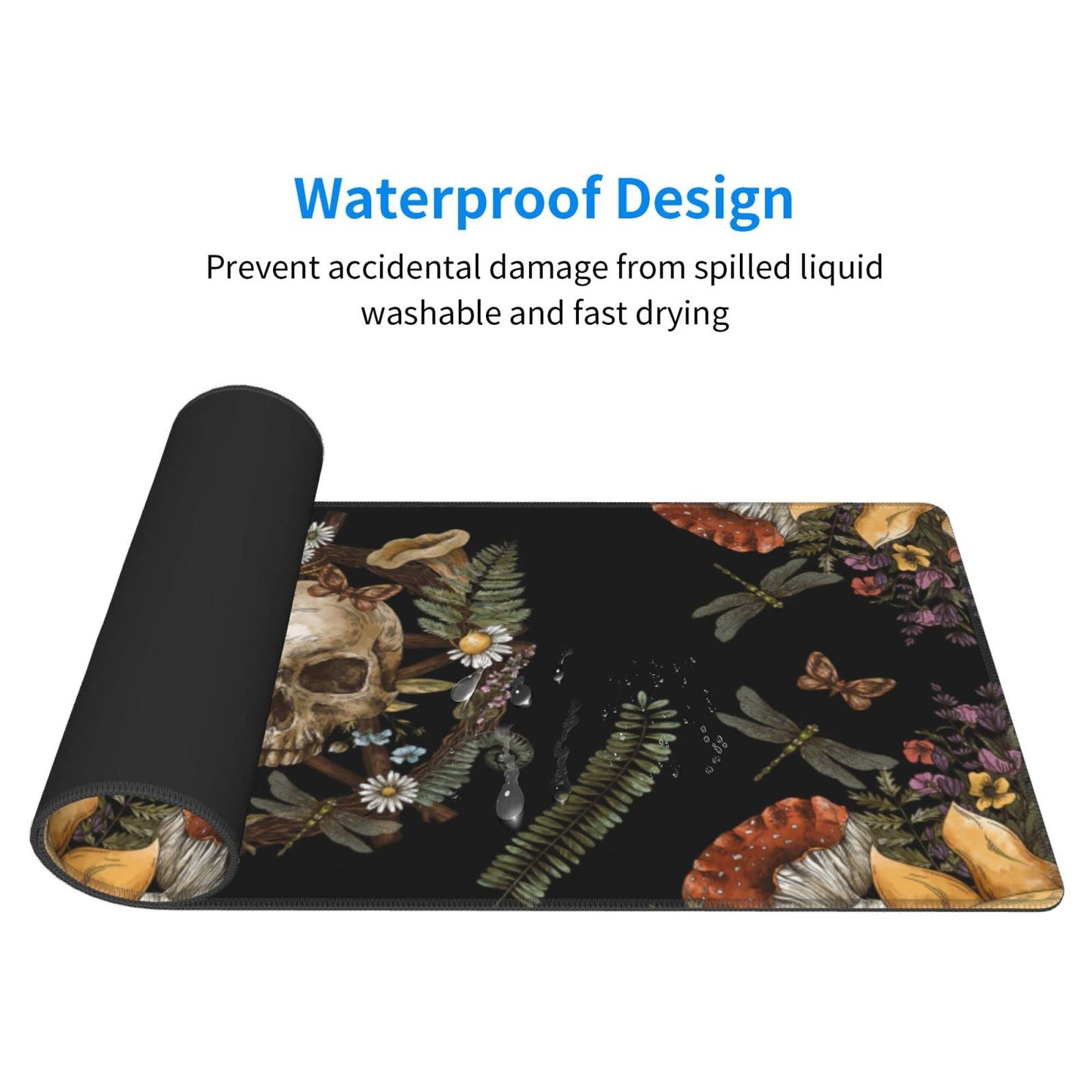 Sigouyinei Extra Large Desk Pad 31.5x12in Office Gaming Non-Slip Mouse Pad