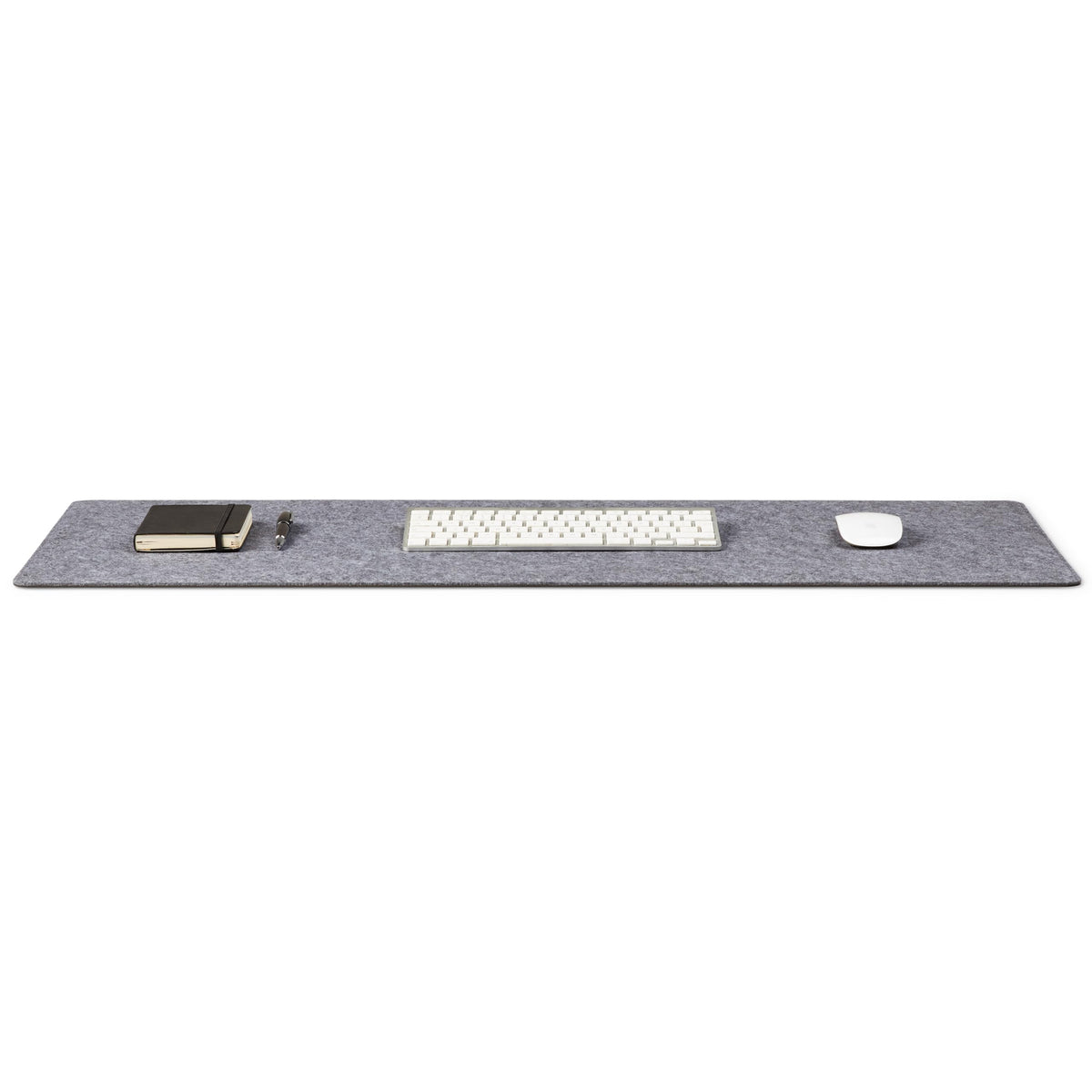 Wolvende Premium Felt Desk Mat | Medium 12" x 36" | Multifunctional Desk Pad for Home Office | Mid