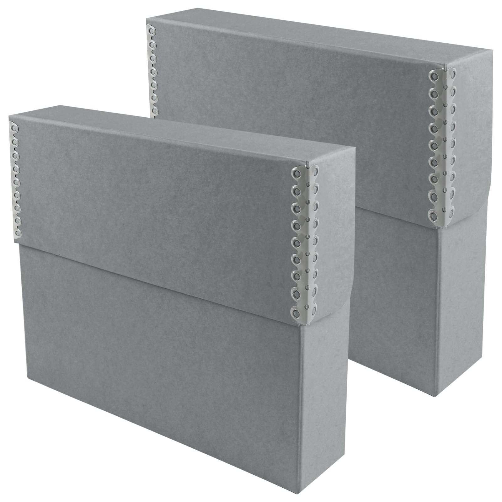 Lineco Archival Document Storage Box, Gray, 15.5" x 10.5" x 2.5"