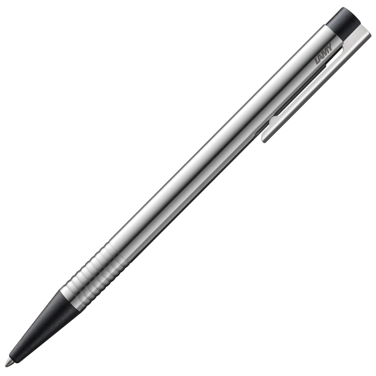 Lamy logo matt black - Ballpoint Pen in an elegant & robust stainless steel case - line width M
