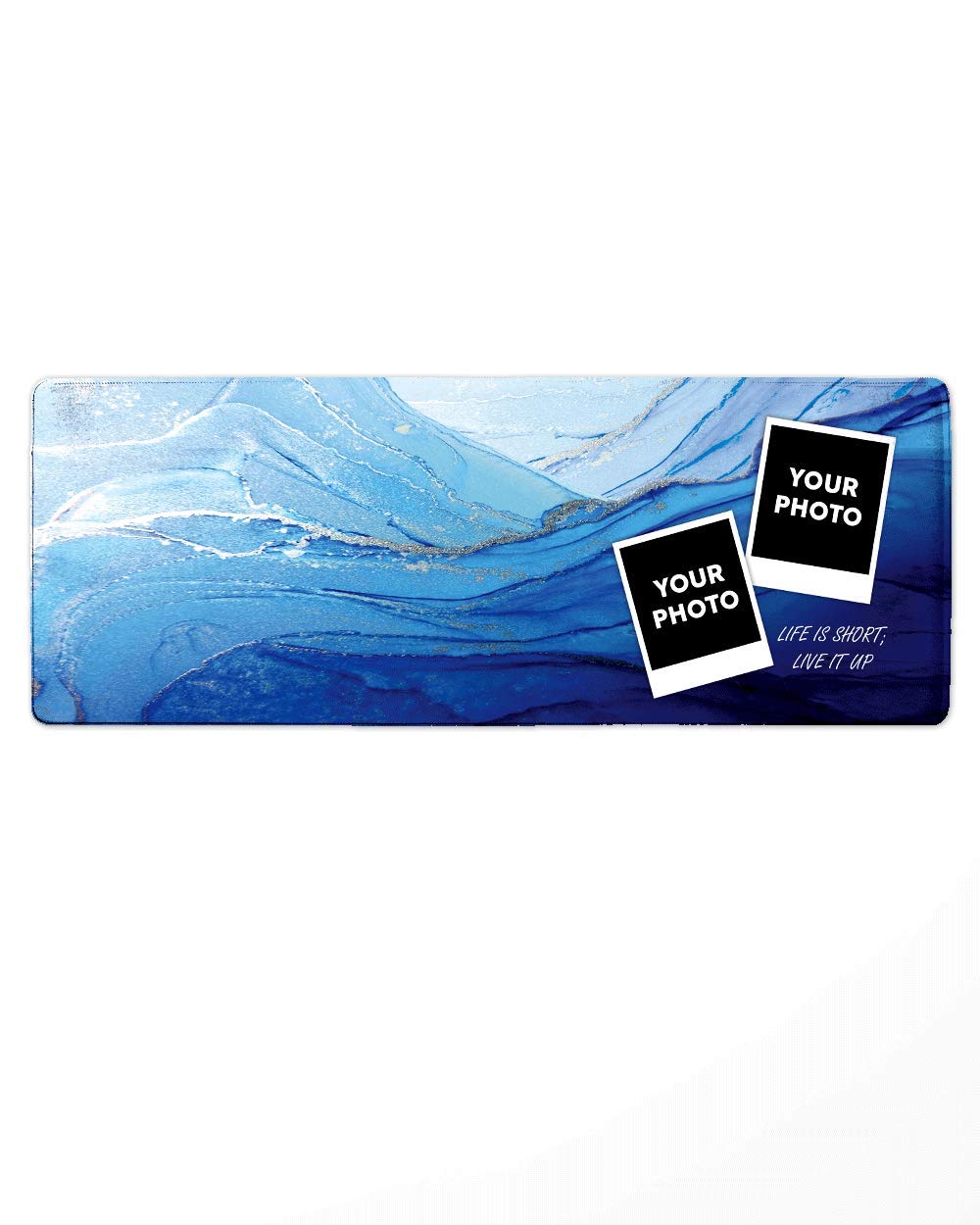 COLORCOMMALL Personalized Mouse Pad – Gaming 11.8 x 31.5 inch Non-Slip Large Size Rubber Base