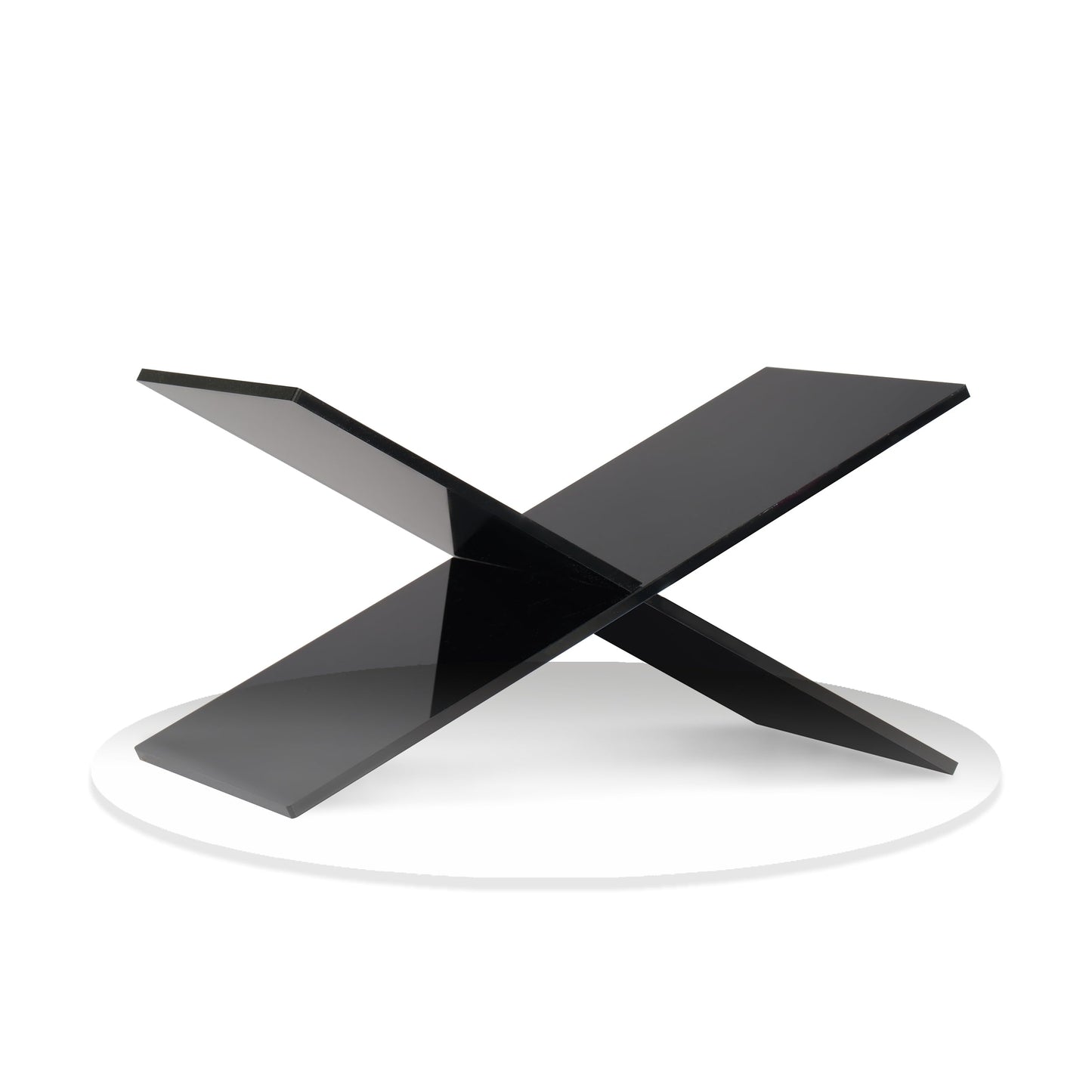 LIZ QNNALY Large Clear Acrylic Book Stand - Perfect for Displaying Open Books on Your Coffee Table