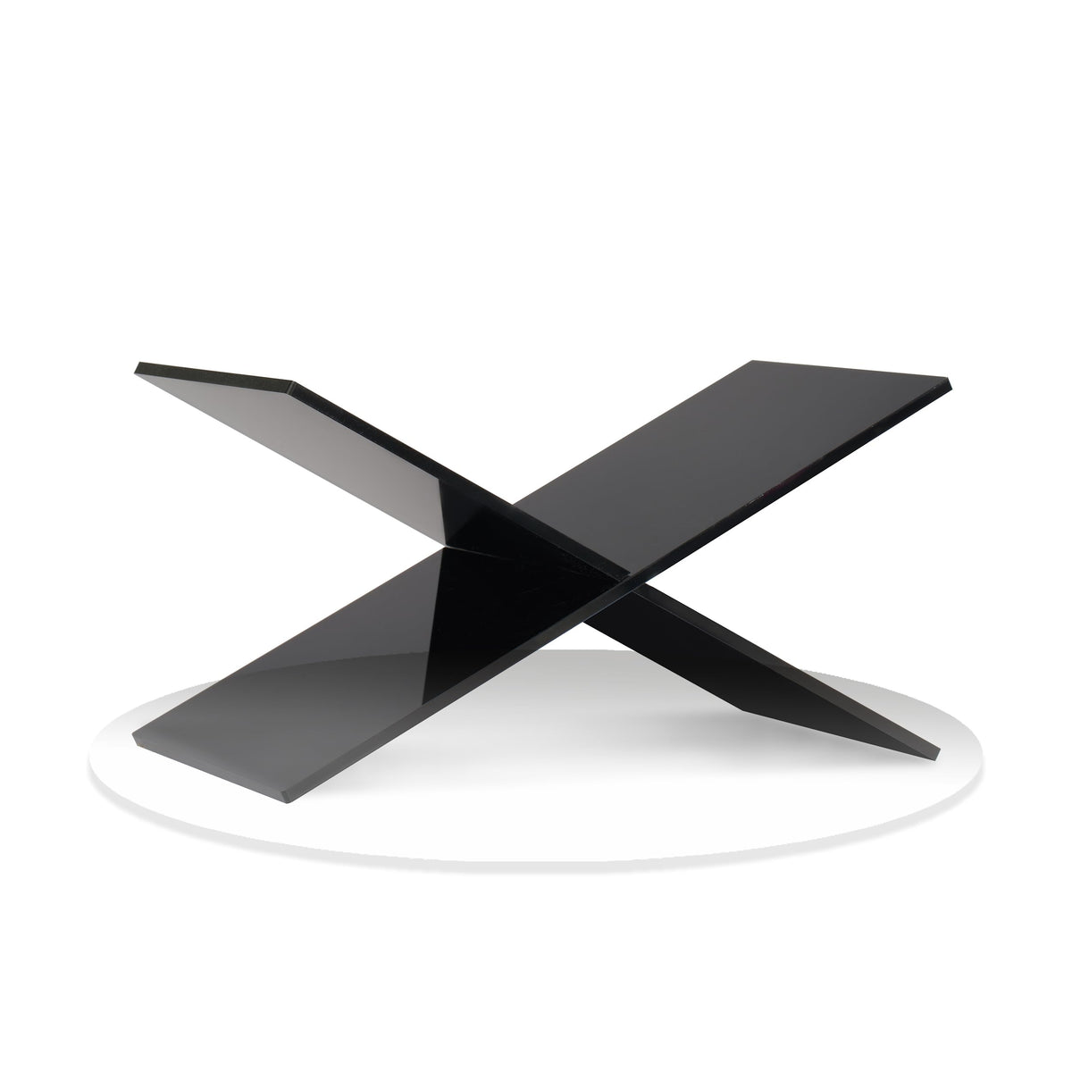 LIZ QNNALY Large Clear Acrylic Book Stand - Perfect for Displaying Open Books on Your Coffee Table