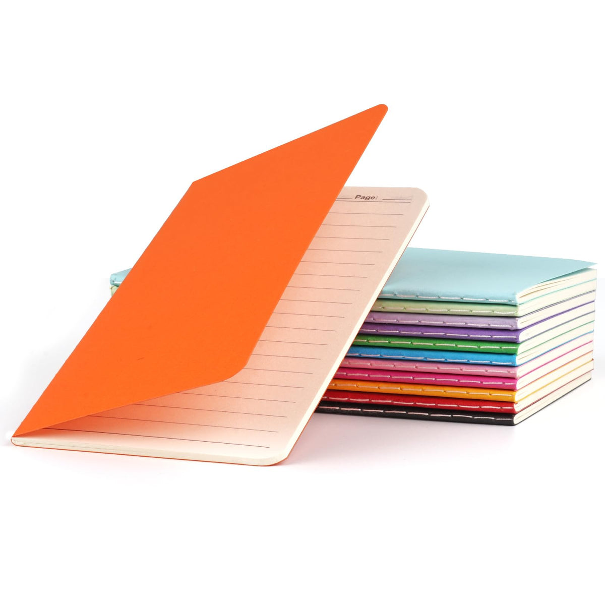 12 Pack Small Mini Notebook, 3.5x5.5 Lined Pocket Journal School Supplies