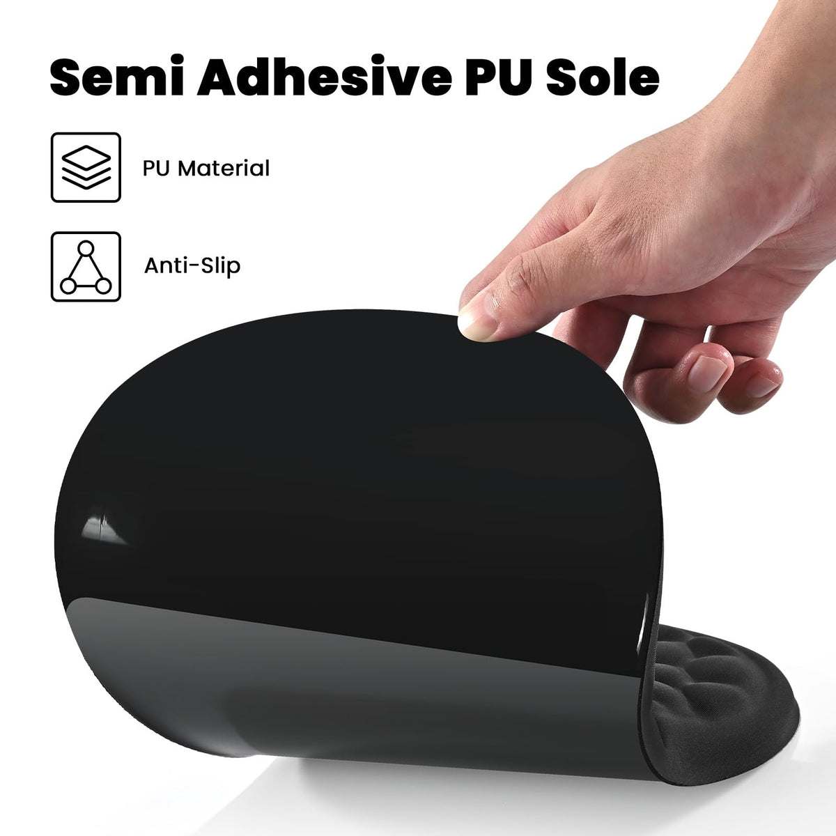 EooCoo Massage Ergonomic Mouse Pad with Dual-Slope Design Wrist Rest