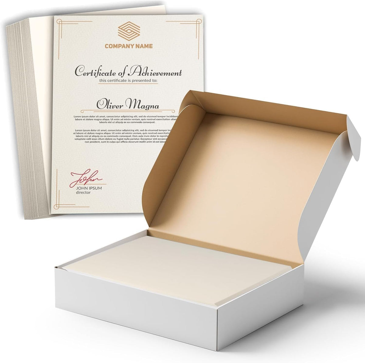 Hamilco Cream 80lb Cover Heavy 5.5x8.5 Index Cards & Recipe Cards (100PK)