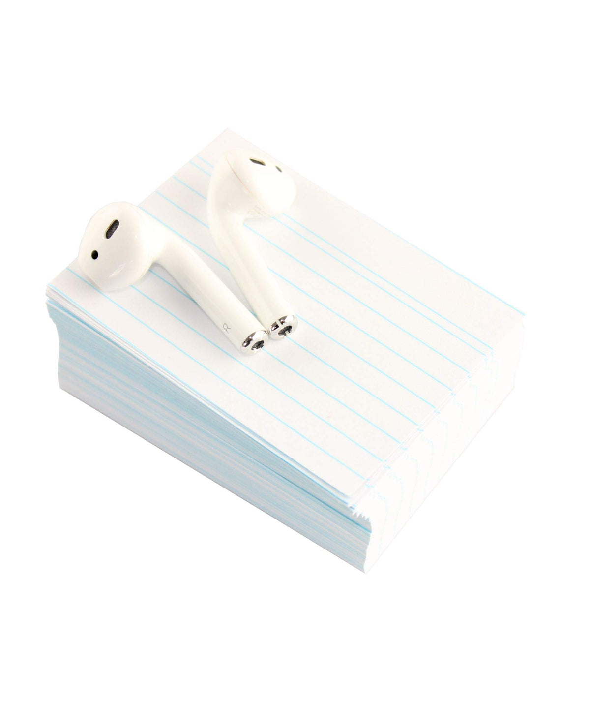 Landre 100420216 Index Cards Ruled on, A8, Pack of 200, White