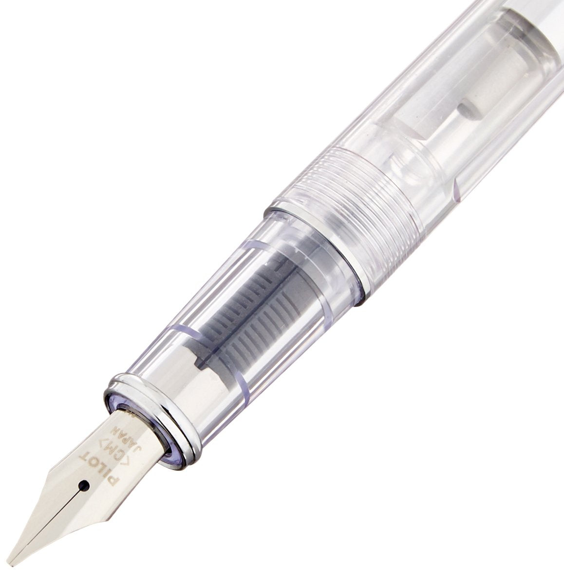 Pilot Prera Iro-Ai Calligraphy-Nib Fountain Pen, Transparent Red Body (FPRN-350R-TRCM)