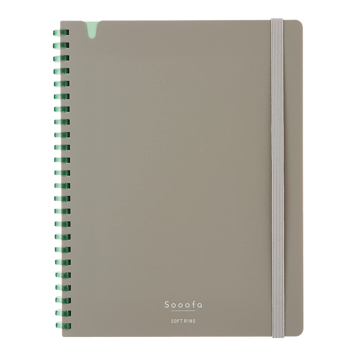 KOKUYO Graph Journal Notebook, Sooofa 8.3'' x 6.2'' Soft Ring Notebook for Women 4mm Grid Ruled, 80