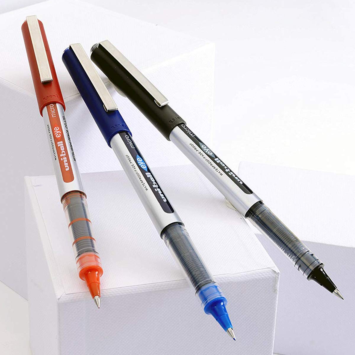 Uni-ball Eye Micro Ub-150 Gel Ink Pen - 0.5 mm - 10 Pcs - Blue