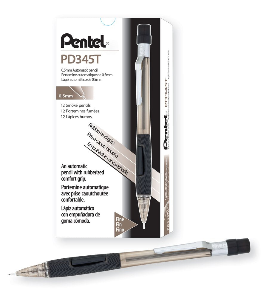 Quicker Clicker Mechanical Pencil (0.5mm) Transparent Smoke Barrel