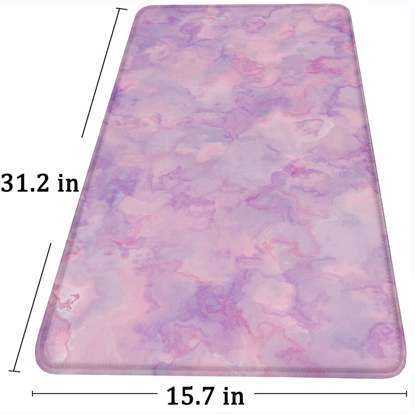 Large Extended Gaming Mouse Pad with Stitched Edges, Waterproof Desk Mat