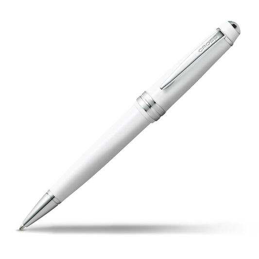 Cross Bailey Light White Ballpoint Pen, Medium Point, Black Ink
