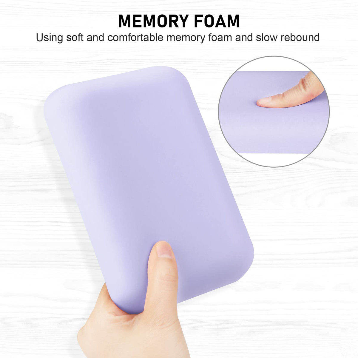 Leolee Elbow Rest Pads for Desk, Purple Ergonomic Wrist Rest Arm Rest Pads