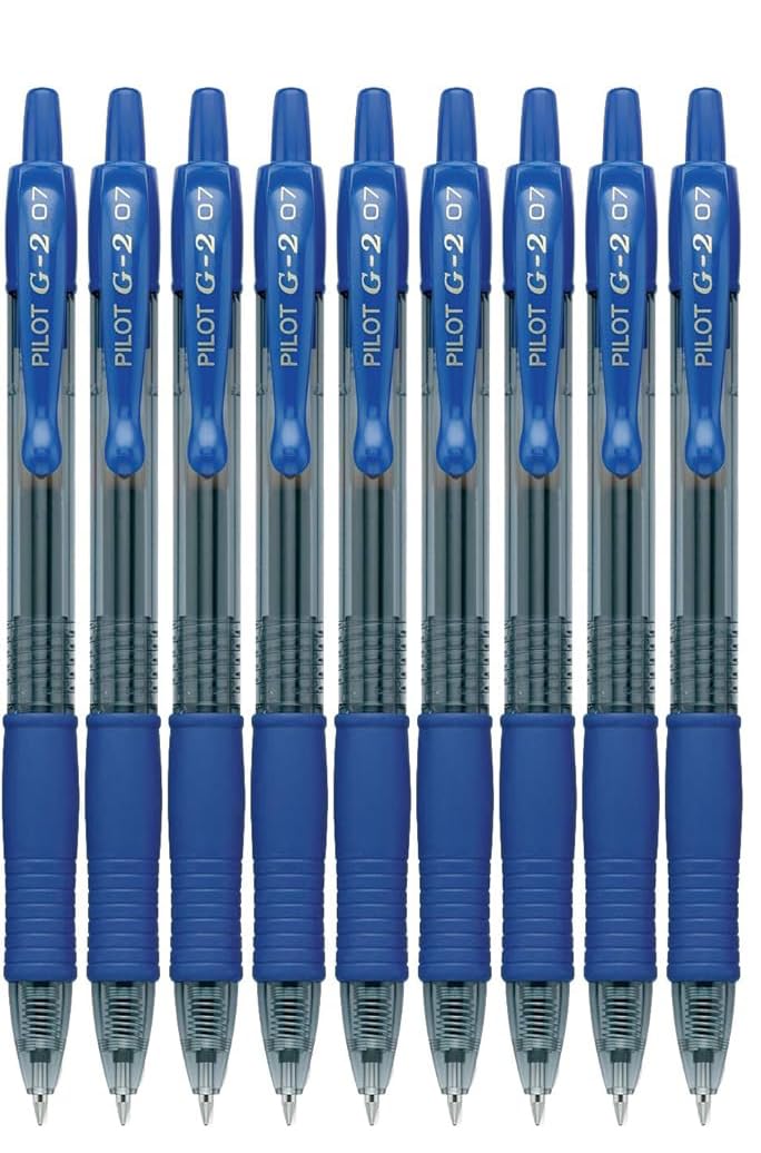 Advantage Gifts G2 Retractable Premium Gel Ink Roller Ball Pens Fine Point Fine Point (.7mm) Blue