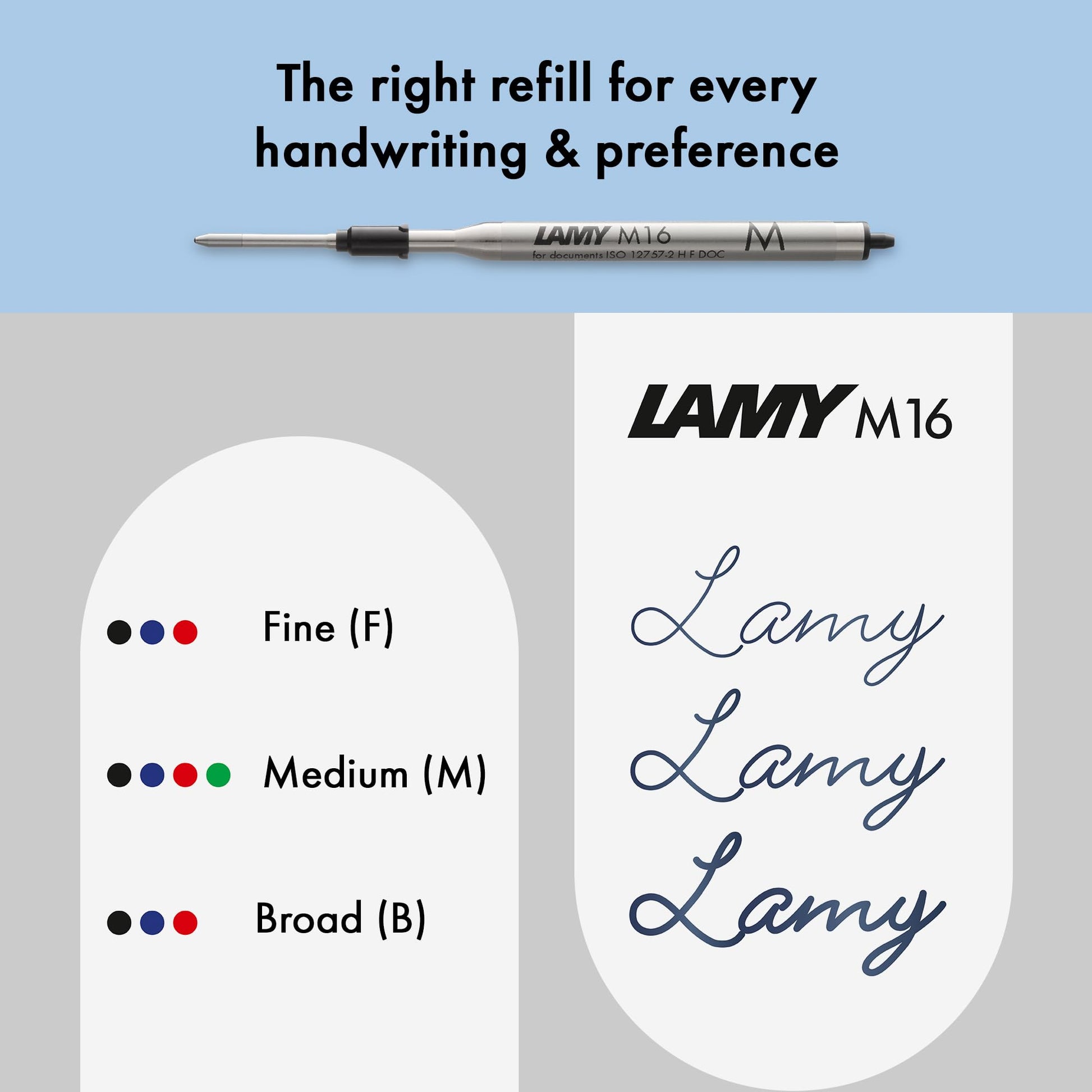 Lamy studio imperialblue - ballpoint pen in elegant stainless steel casing - with propeller-shaped