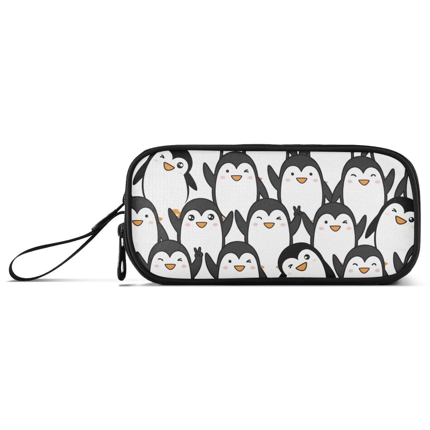 BOENLE Cute Penguin Pencil Case Box Boys Girls Large Pencil Pouch with Zipper Compartments Big