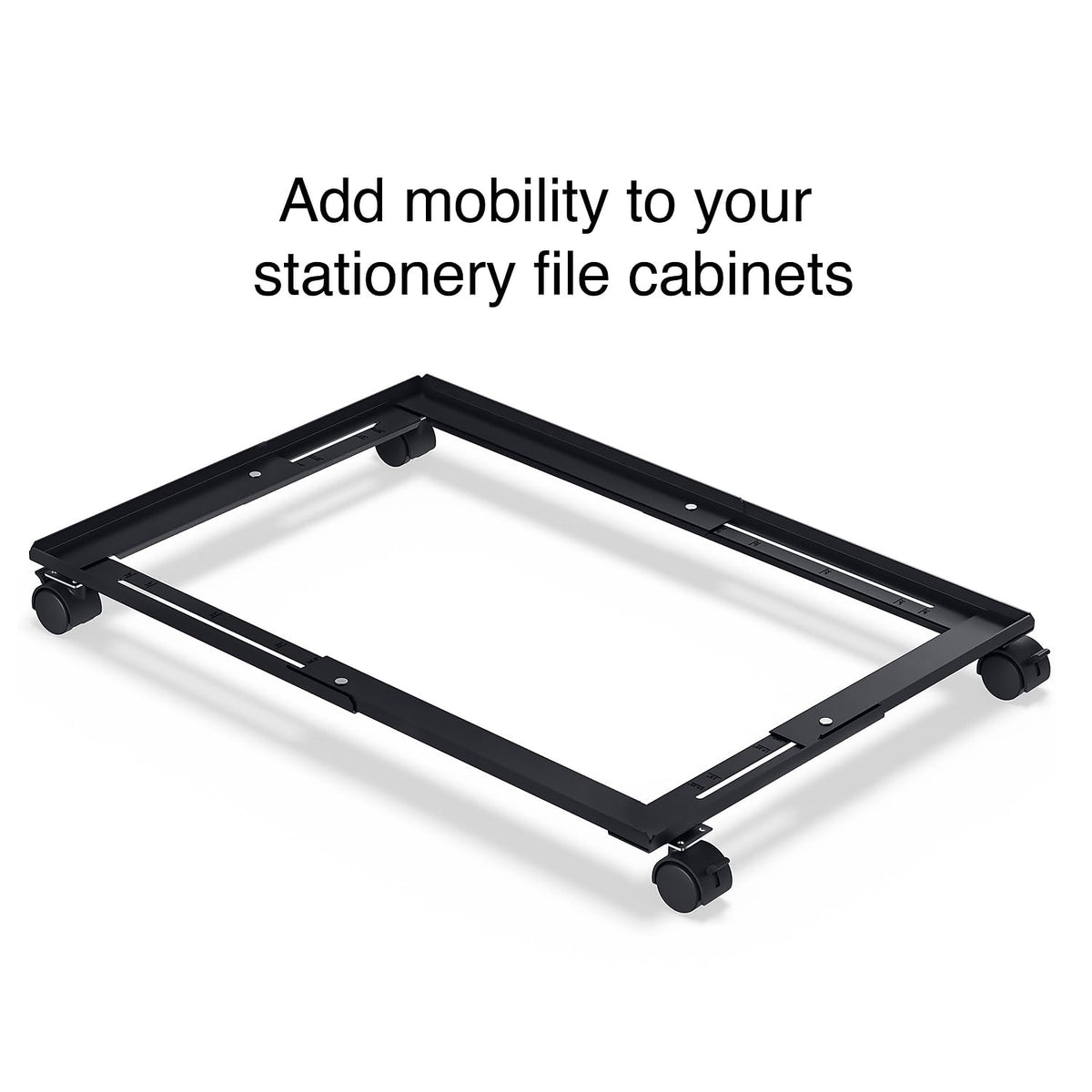 Staples Vertical File Caddy, Letter/Legal, Black, 2-Pack