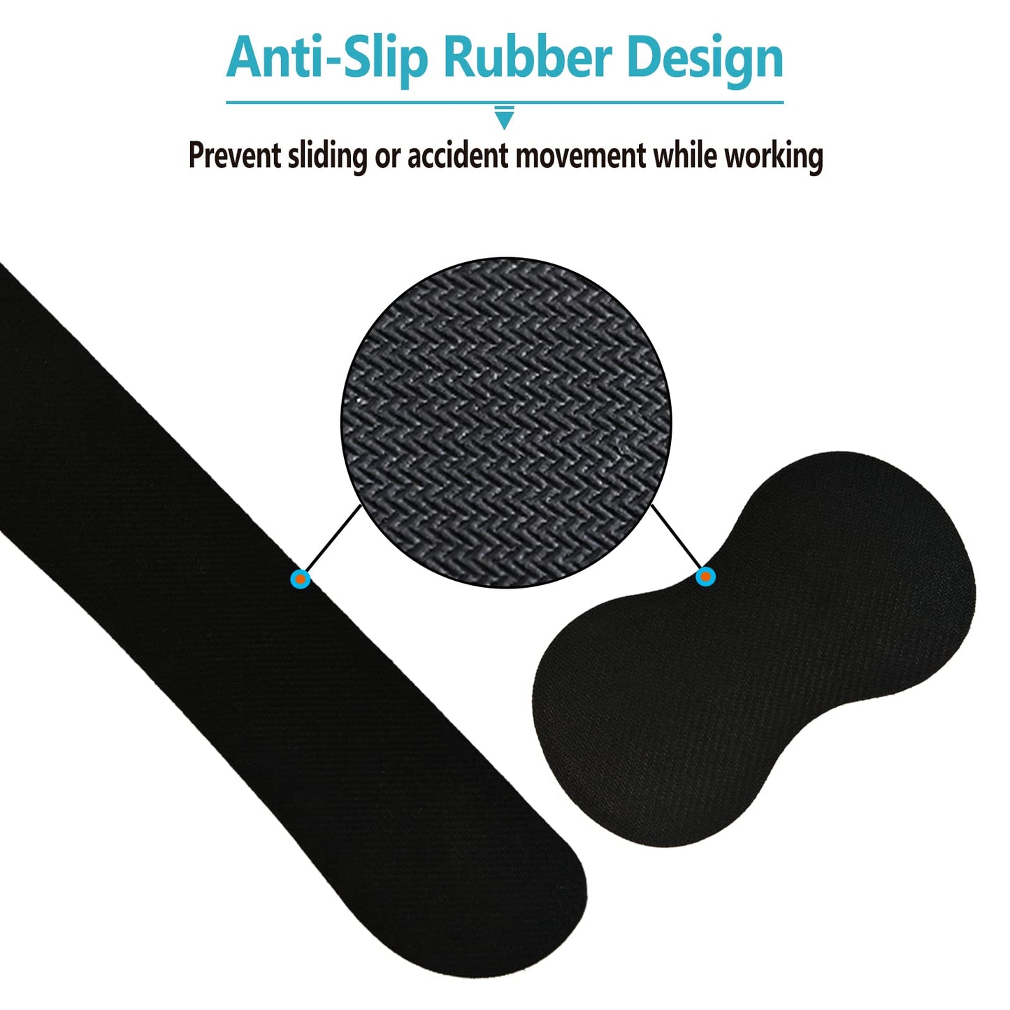 ARTSO Keyboard Wrist Rest and Mouse Pad with Wrist Support Set Ergonomic Coaster, Memory Foam
