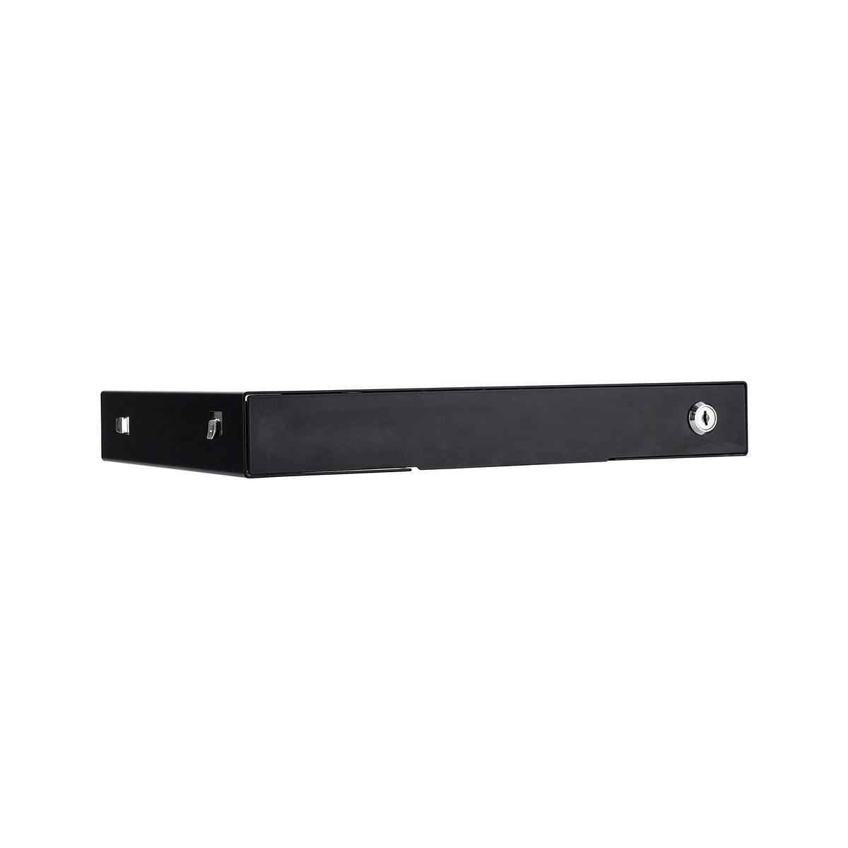 VWINDESK 14 inch Slim Under Desk Pull-Out Storage Office Mounted Sliding Metal Drawer For Standing