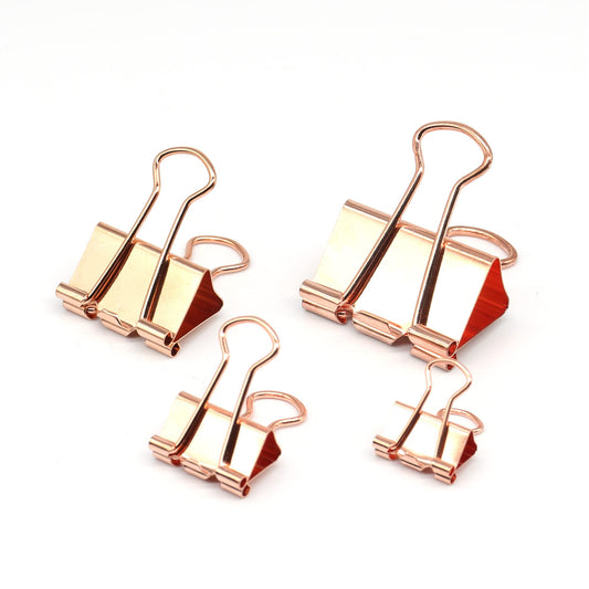 Binder Clip, Paper Binder Clips, Paper Clamps Assorted Sizes, (Large, Medium, Small, X-Small) Clips
