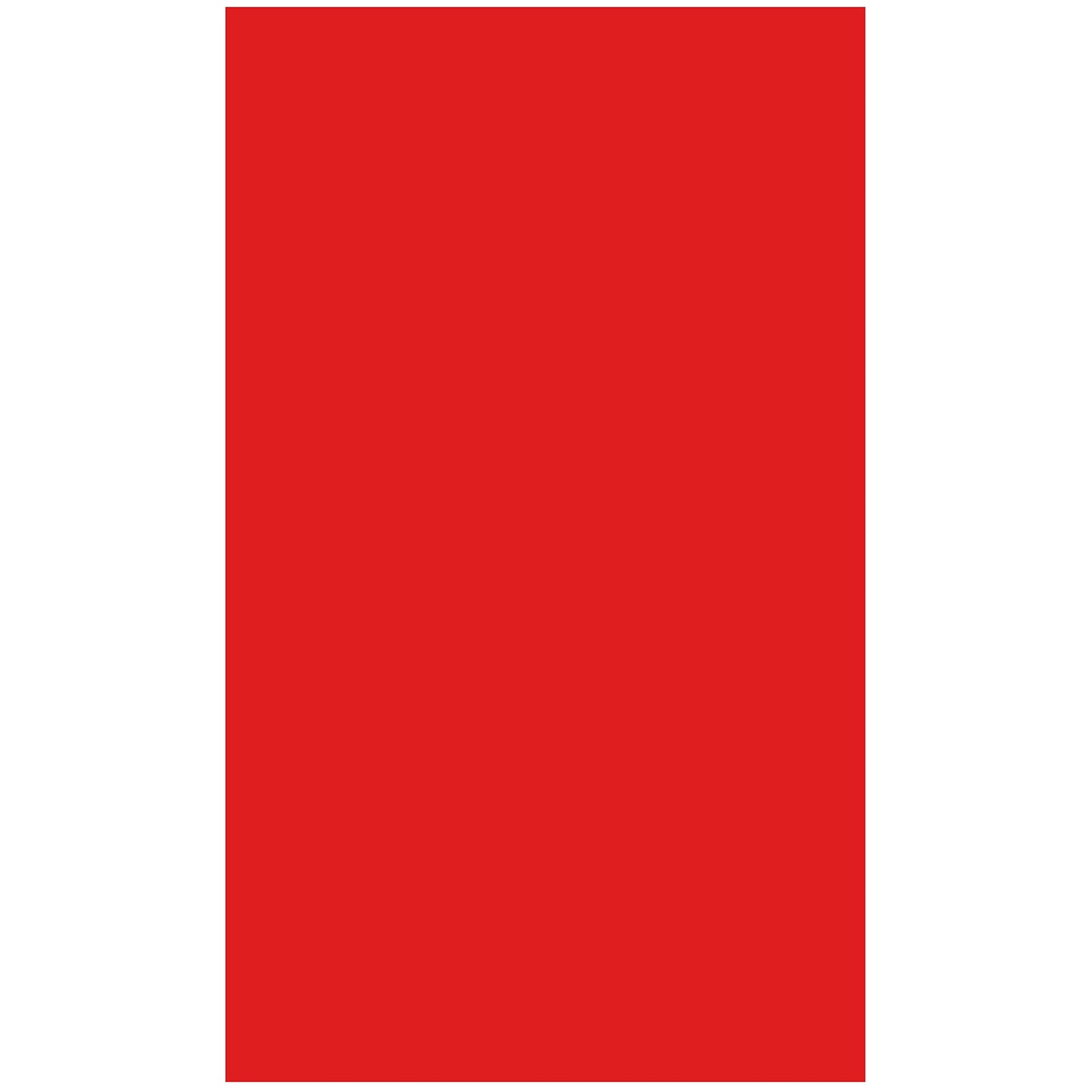 Colonial Cards: 150 Color Cardstock 3" x 5" Index Cards, Red, Unruled