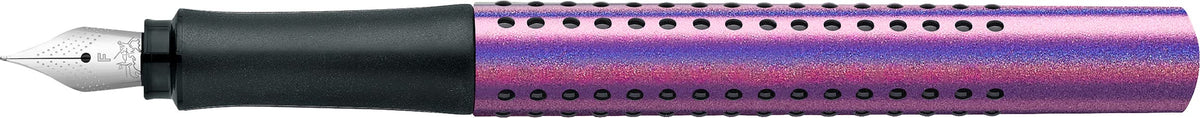 Faber Castell Fountain pen Grip Edition Glam - F nib, Violet Glam colour