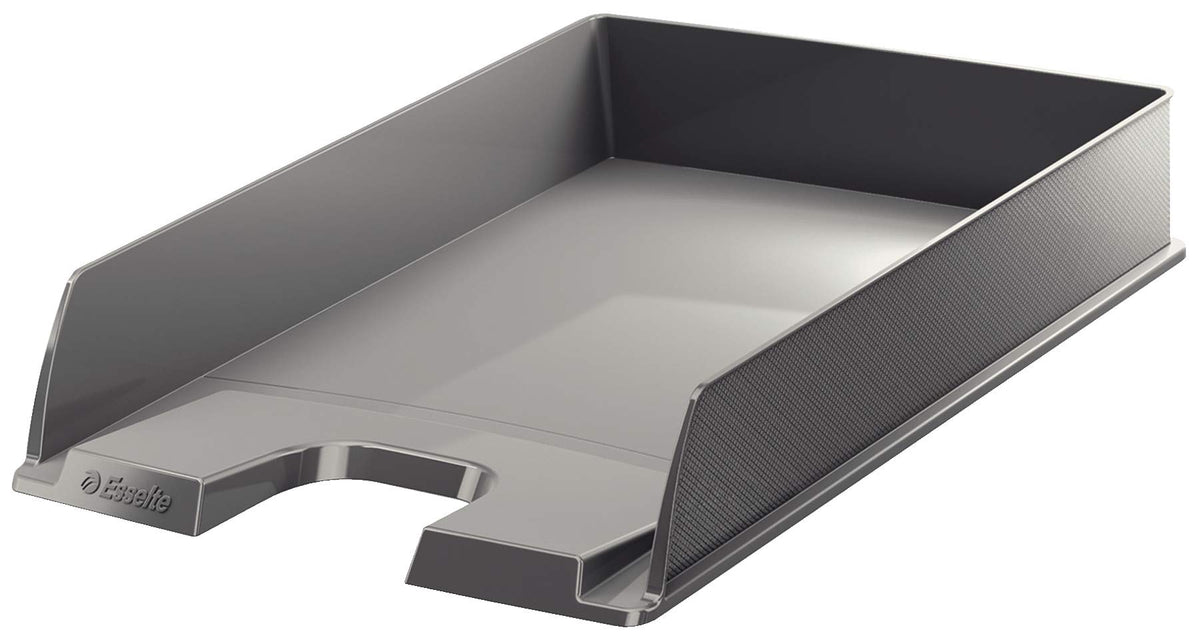 Esselte 812127 - Grey stackable document tray 342X250