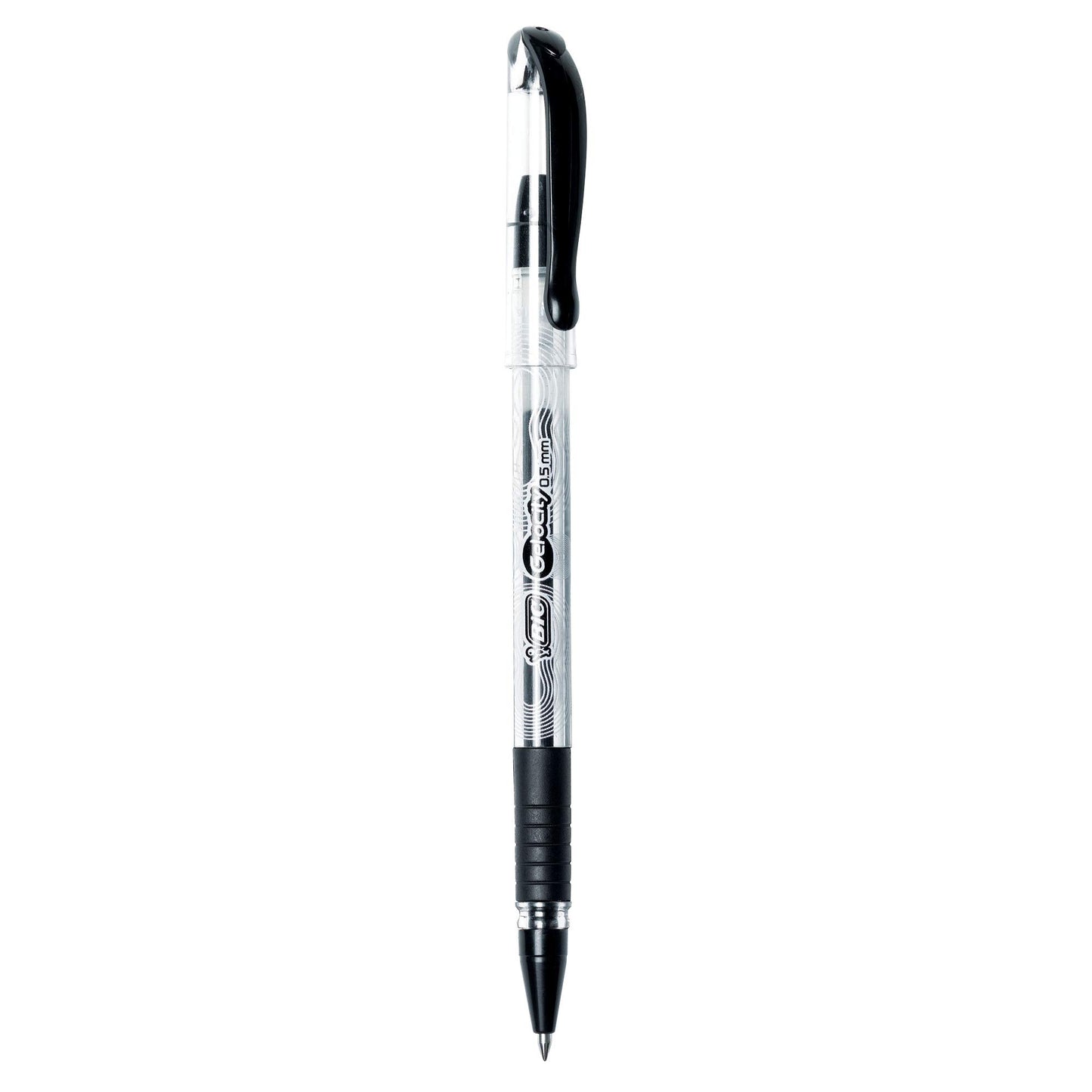 BIC Gel-ocity Smooth Stic Gel Pen, Fine Point, 0.5mm, Black Ink, 36-Count