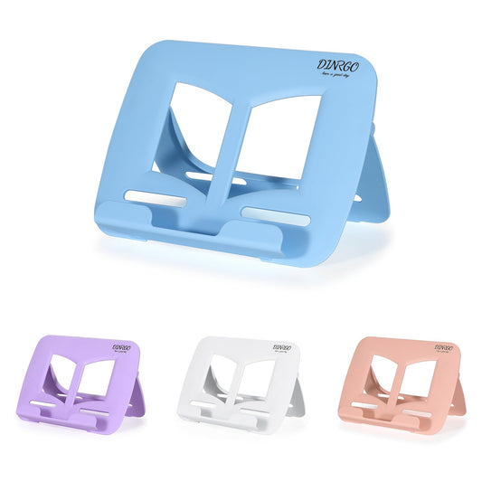 4Pack Book Stand - Waterproof Book Holder, Lightweight, Hands Free (Blue, Purple, Pink, White