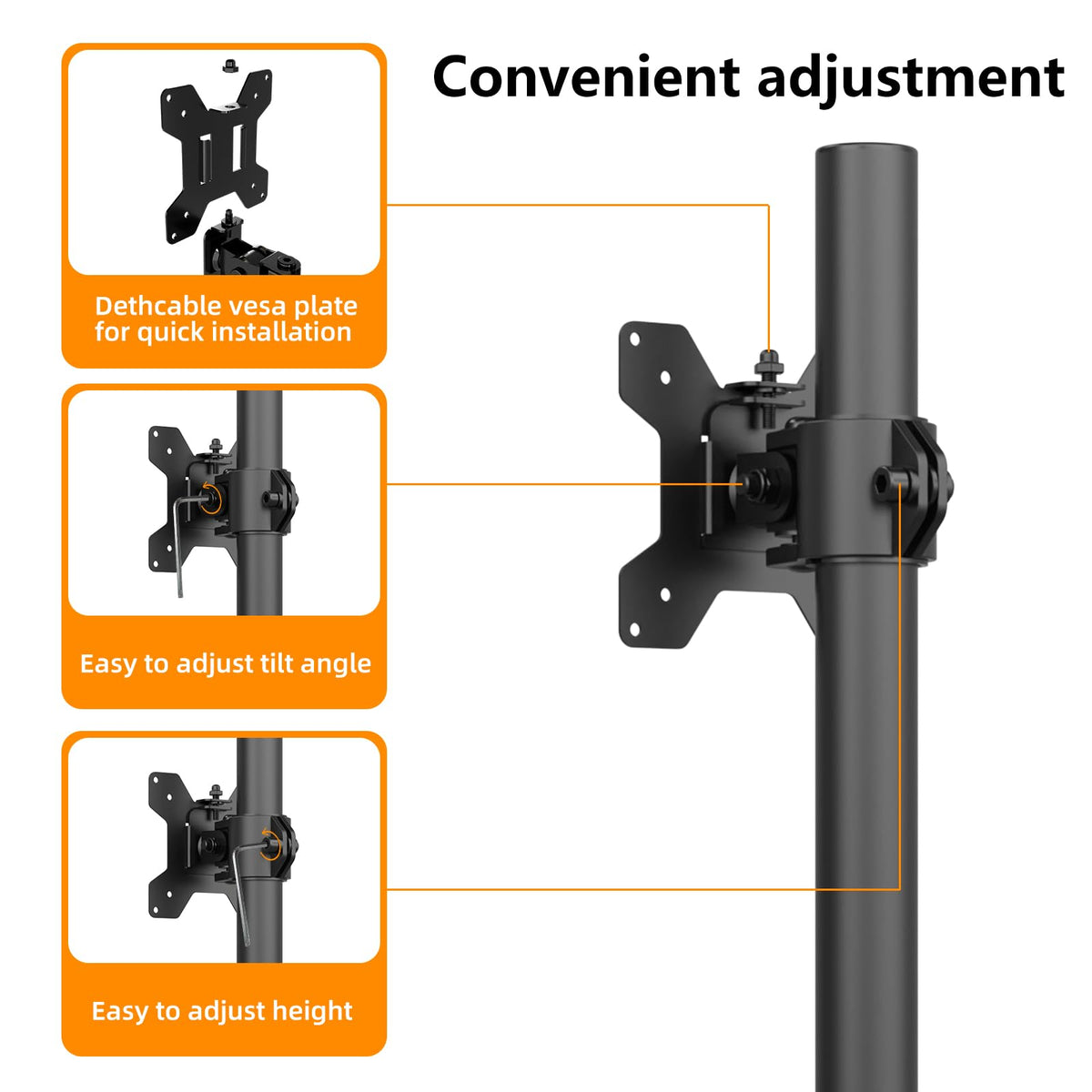 PHOLITEN Monitor Mount for 13-32" Screens, Up to 20lbs