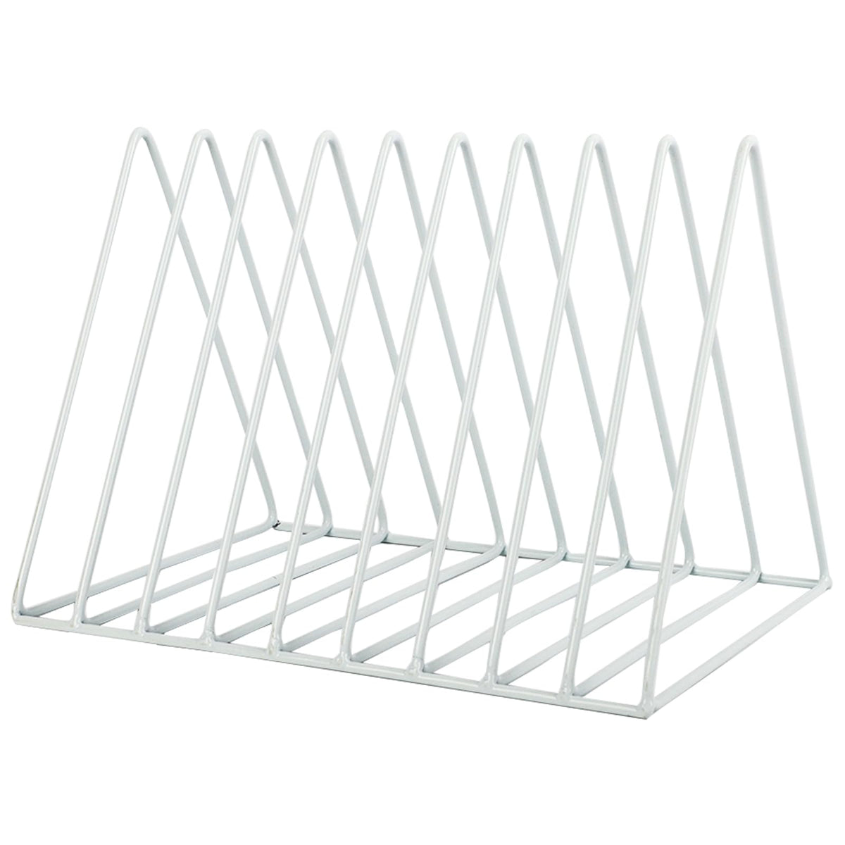 EASEPRES Vinyl Record Holder Storage, 9 Slot Metal Magazine Book Album Display Rack, Stylish