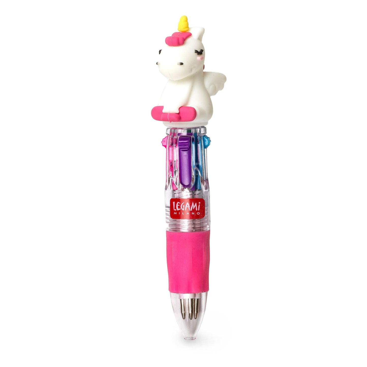 Legami MRP0001 Mini Ball Pen 4 Colors Mini Magic Rainbow 2.2 x 10 cm 4 Colors Ink, Green, Light