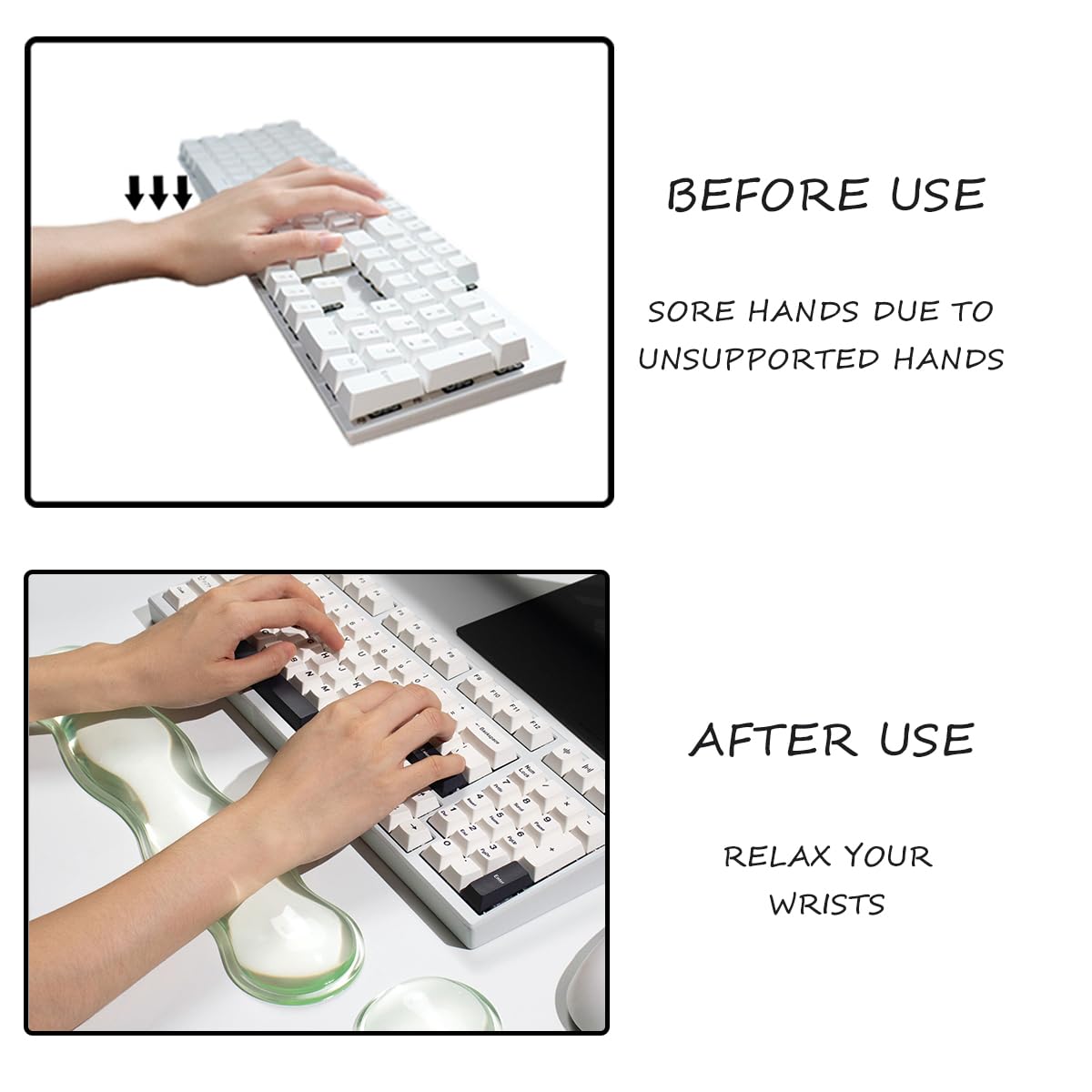 Gel Keyboard Wrist Rest, Wrist pad for Computer Keyboard
