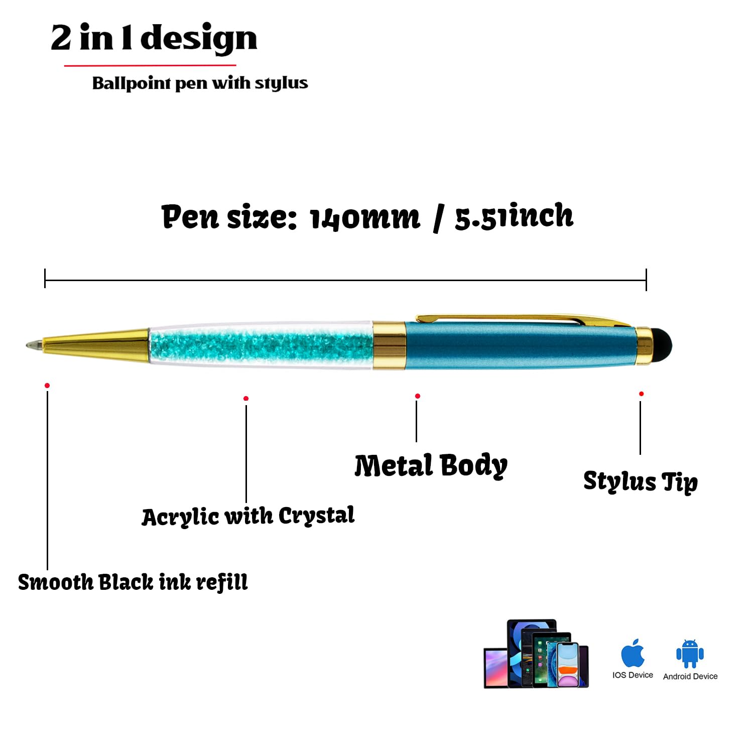 Yastar Personalized Pens for Business Women Men Graduation Wedding